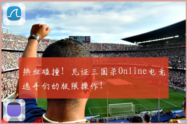 热血碰撞!见证三国杀Online电竞选手们的极限操作!
